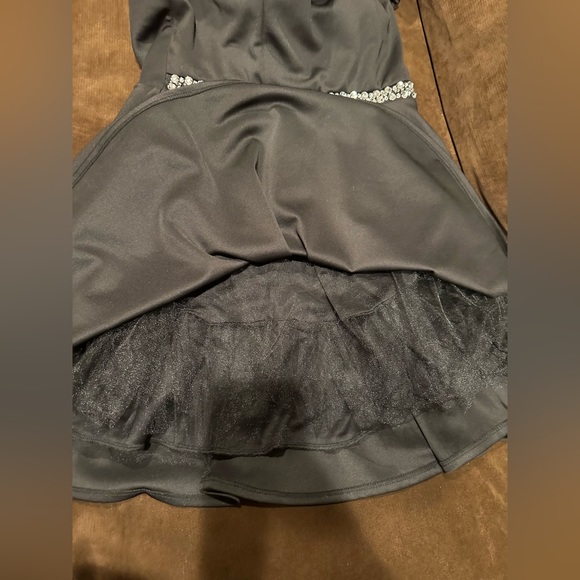 Emerald Sundae Ladies Black Round Neck Back Zip Fit & Flare Dress SZ 11 NWT - Picture 6 of 14